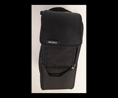 38.	Sony Lens Bag, insides measures 9” x 4” with belt loop.