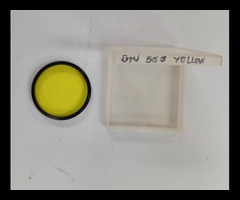 19.	B+W 55mm 022 2X (Yellow) Filter in case.