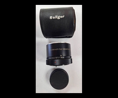 33. Soligor Auto 3X Tele Converter for Canon in case.